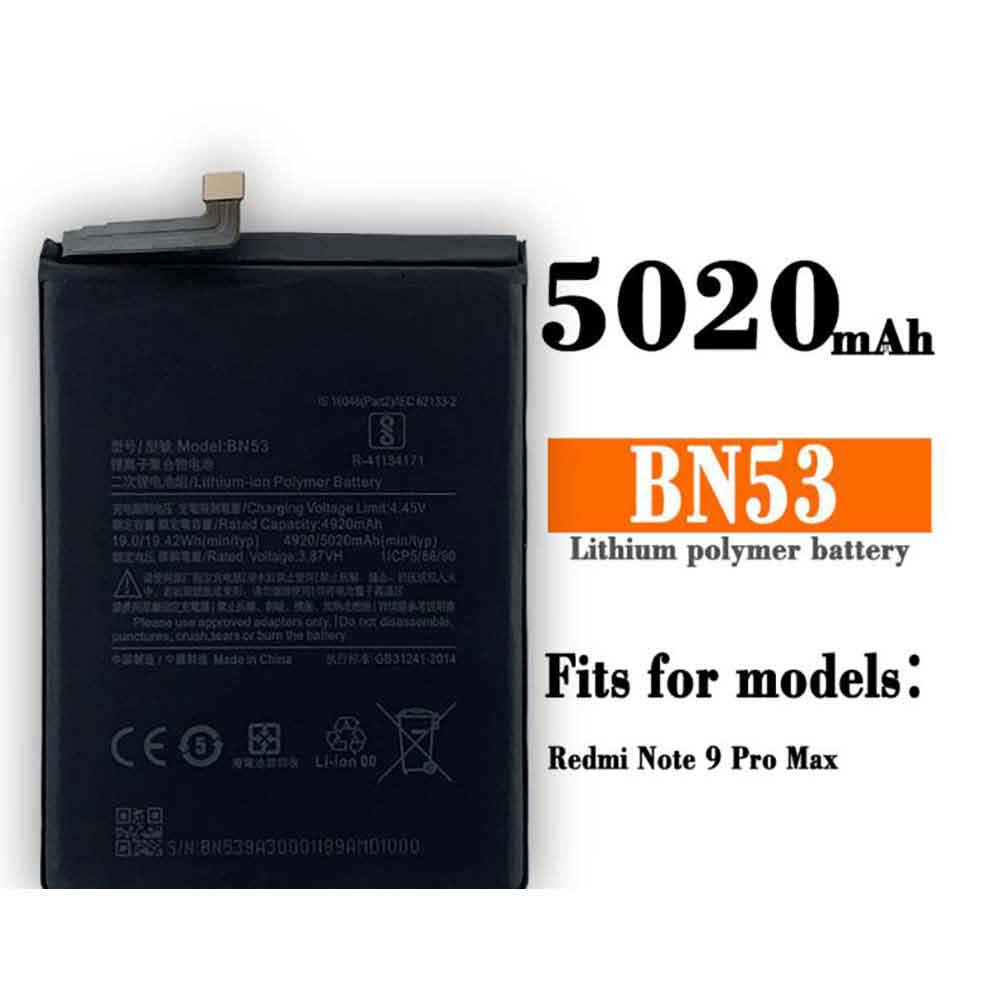 Batterie pour 5020mAh/19.42WH 3.87V 4.45V BN53