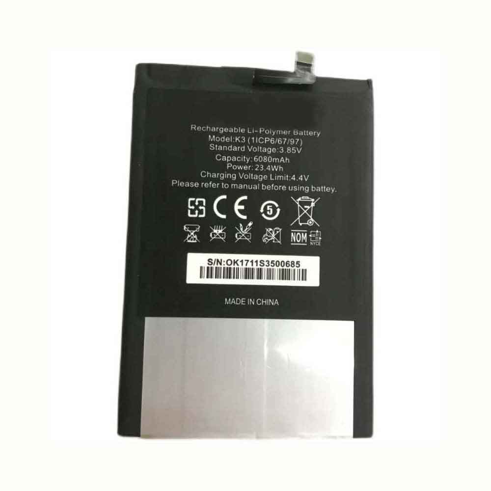 Batterie pour 6080mAh/23.4WH 3.85V 4.4V K3