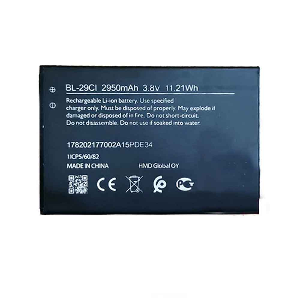 Batterie pour 2950MAH/11.21WH 3.8V BL-29CI