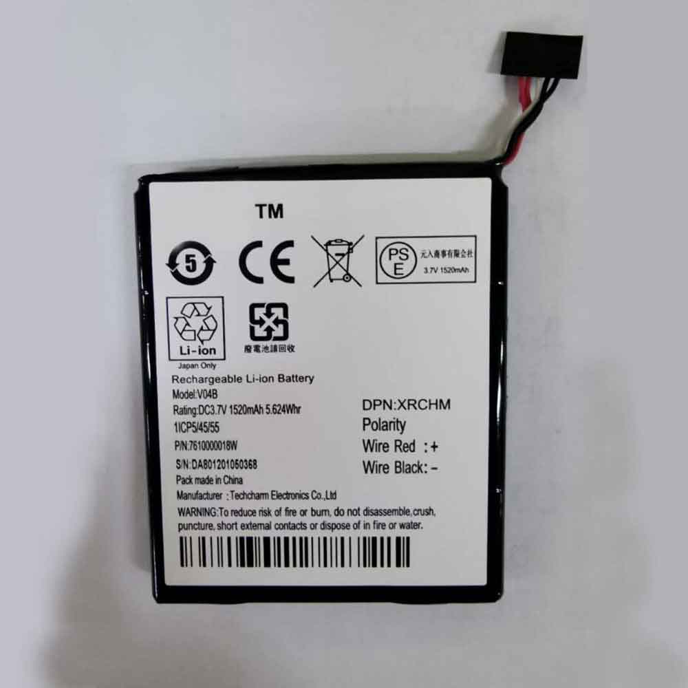 Batterie pour 1520mAh/5.624WH 3.7V V04B