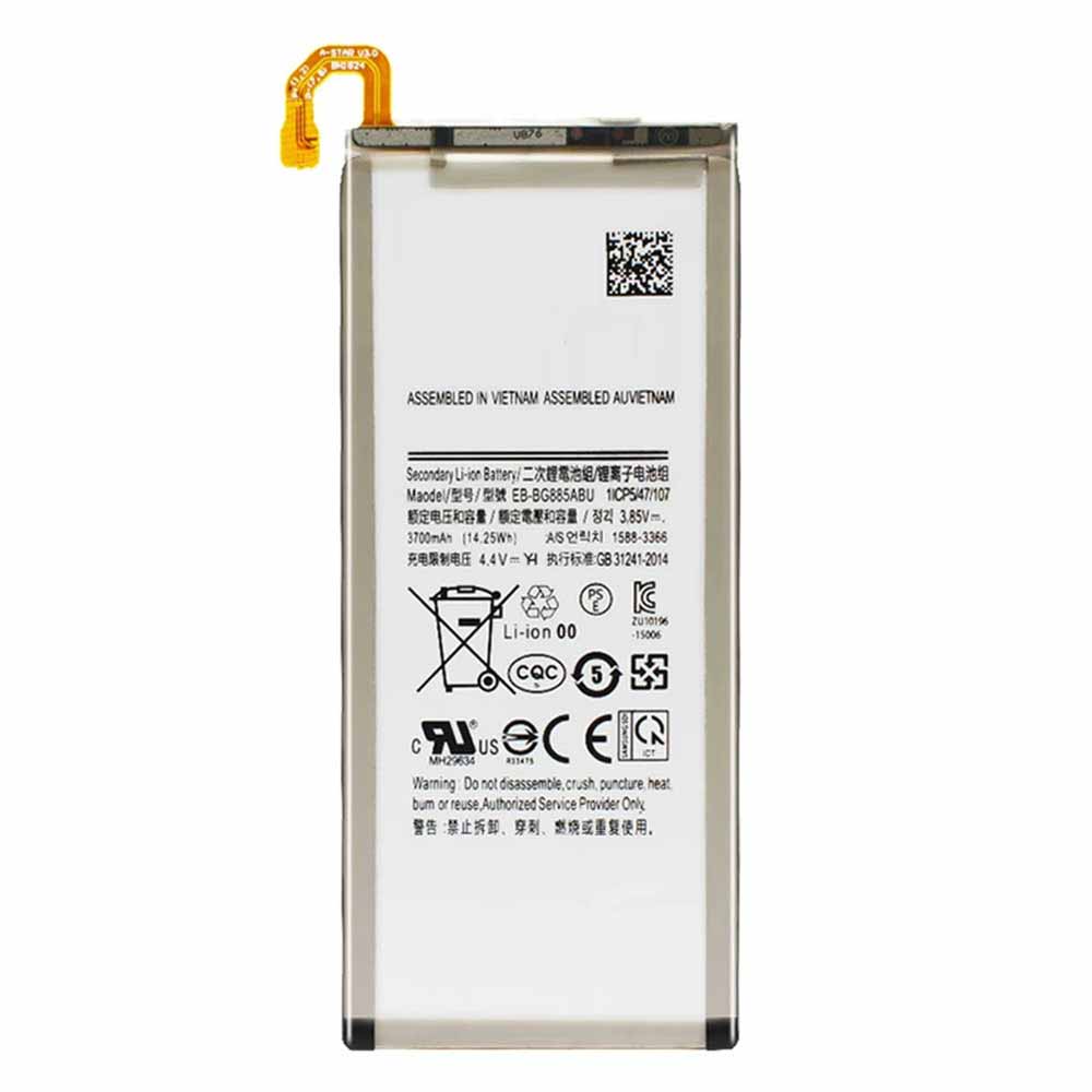 Batterie pour 3700mAh/14.25WH 3.85V/4.4V EB-BG885ABU