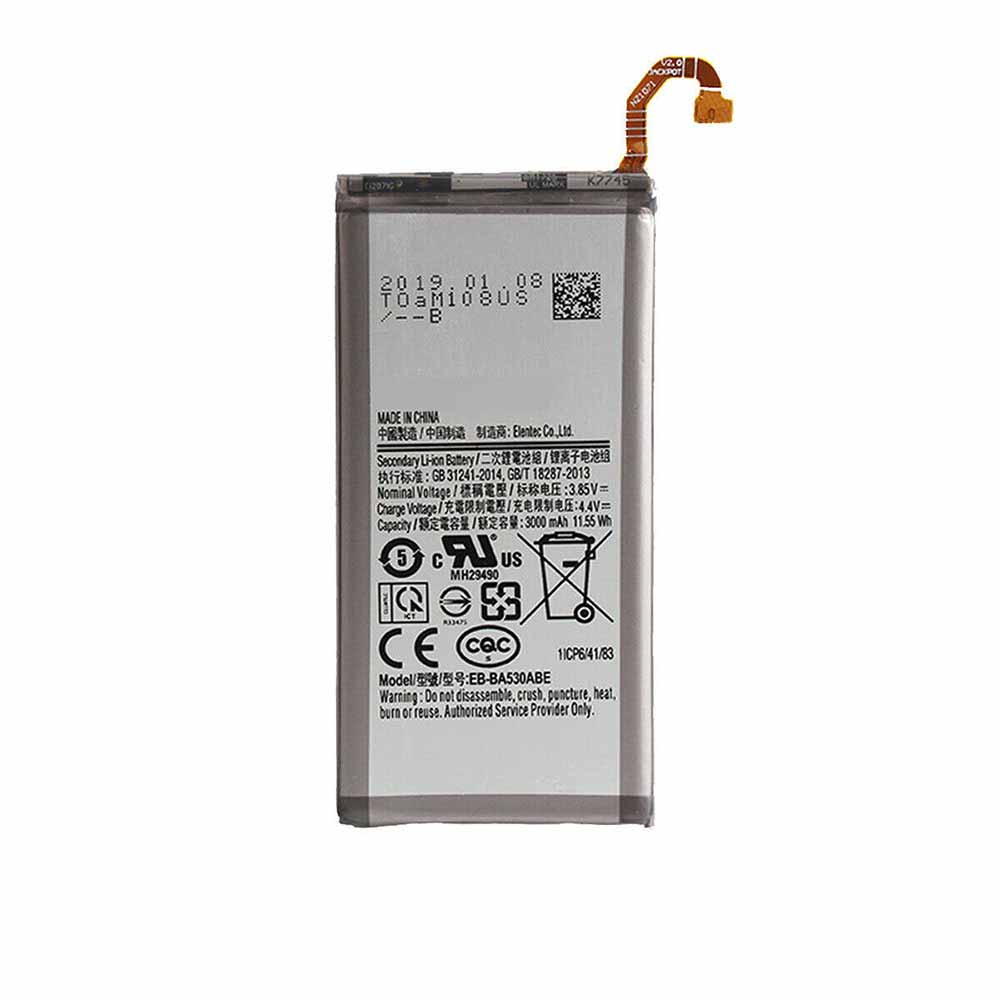 Batterie pour 3000mAh/11.55WH 3.85V 4.4V EB-BA530ABE