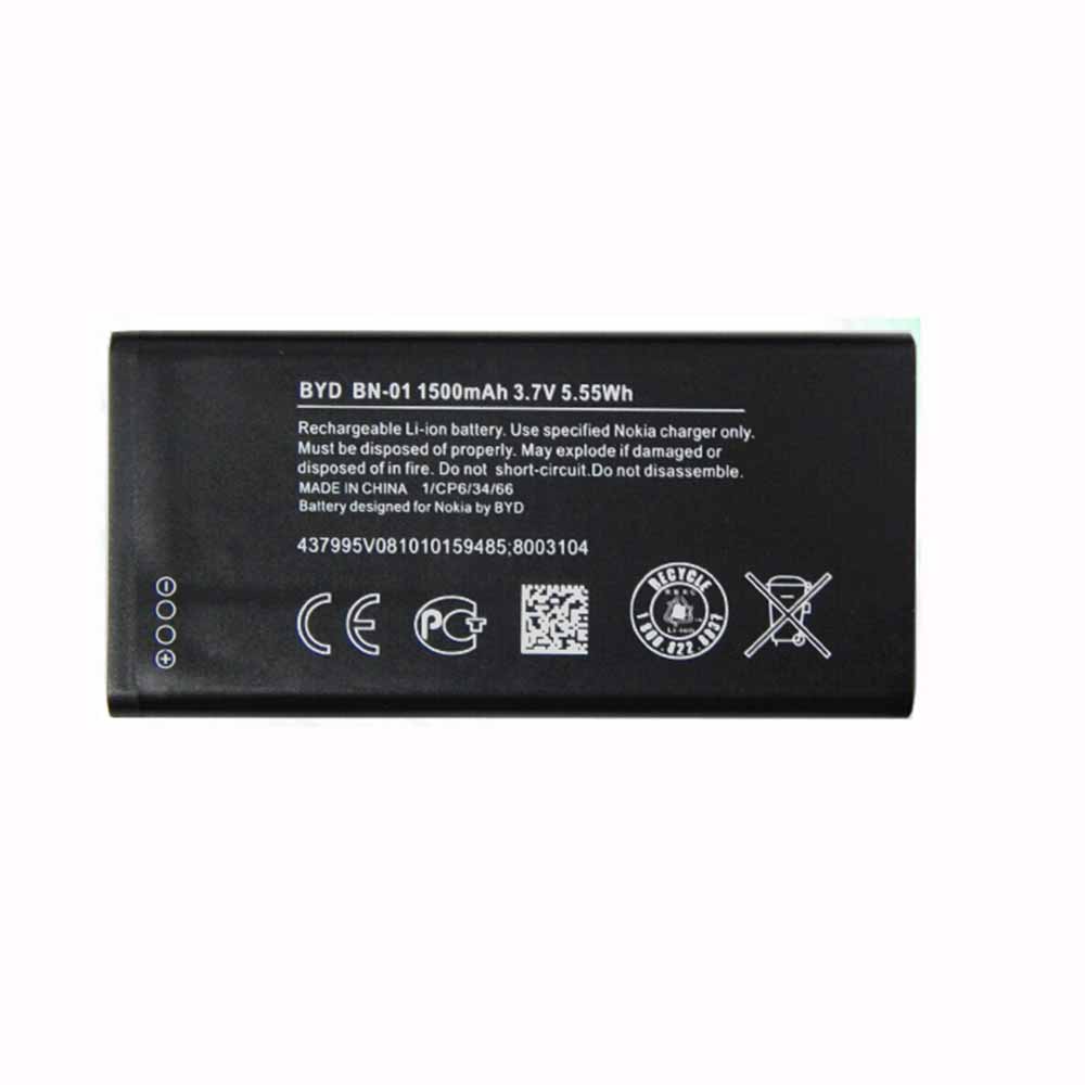 Batterie pour 1500mAh/5.55WH 3.7V 4.2V BN-01