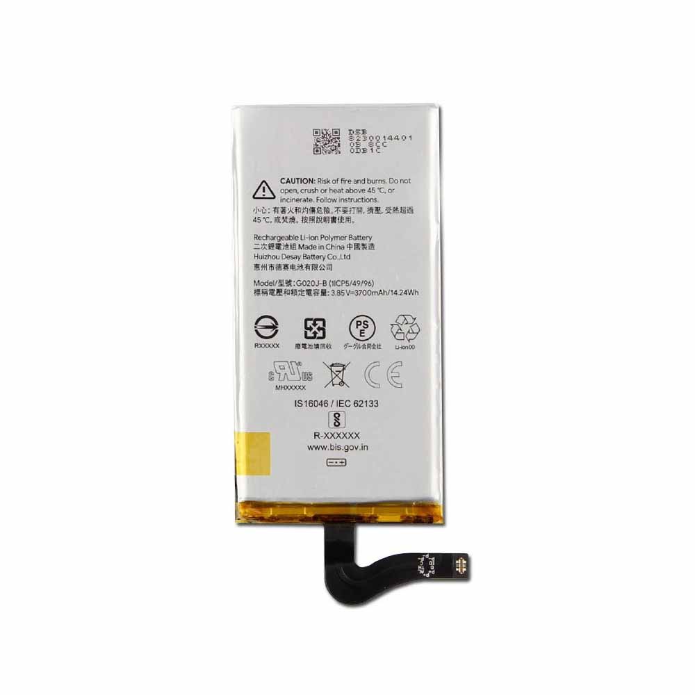 Batterie pour 3700mAh/14.24WH 3.85V/4.4V G020J-B