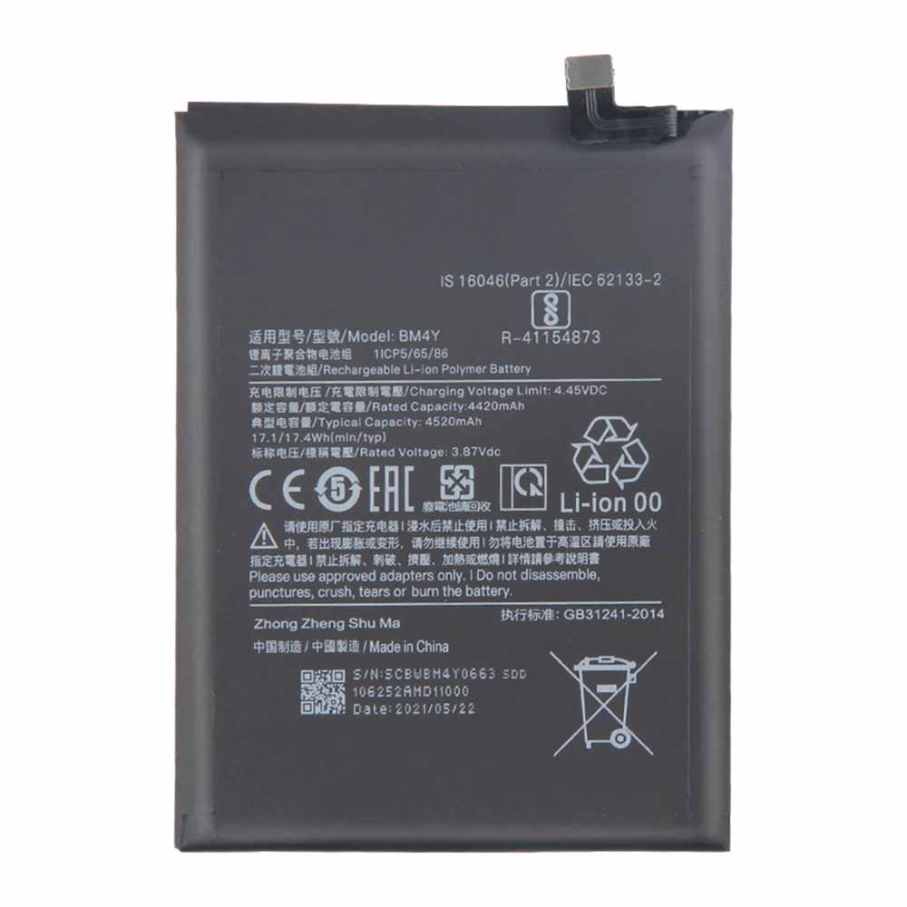 Batterie pour 420mAh/17.1WH 3.87V/4.45V BM4Y