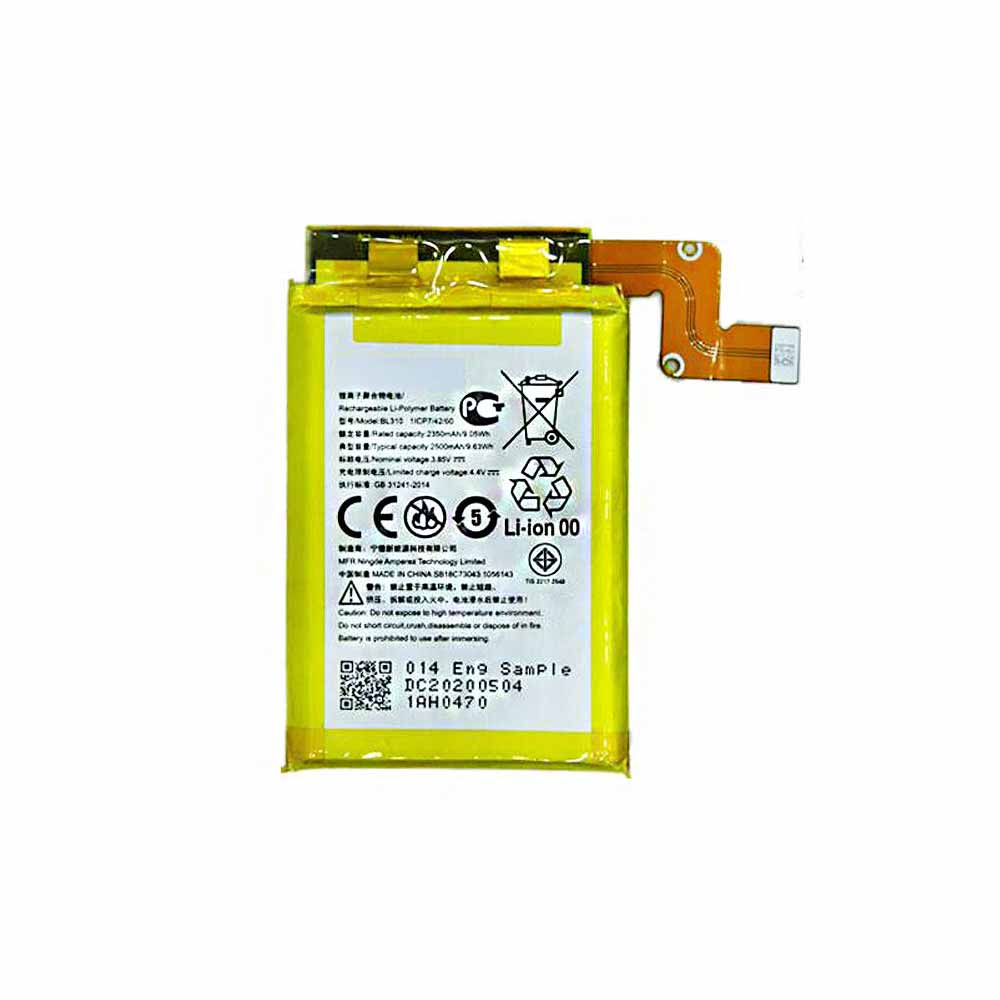 Batterie pour 2500mAh/9.63Wh 3.85V/4.4V BL310