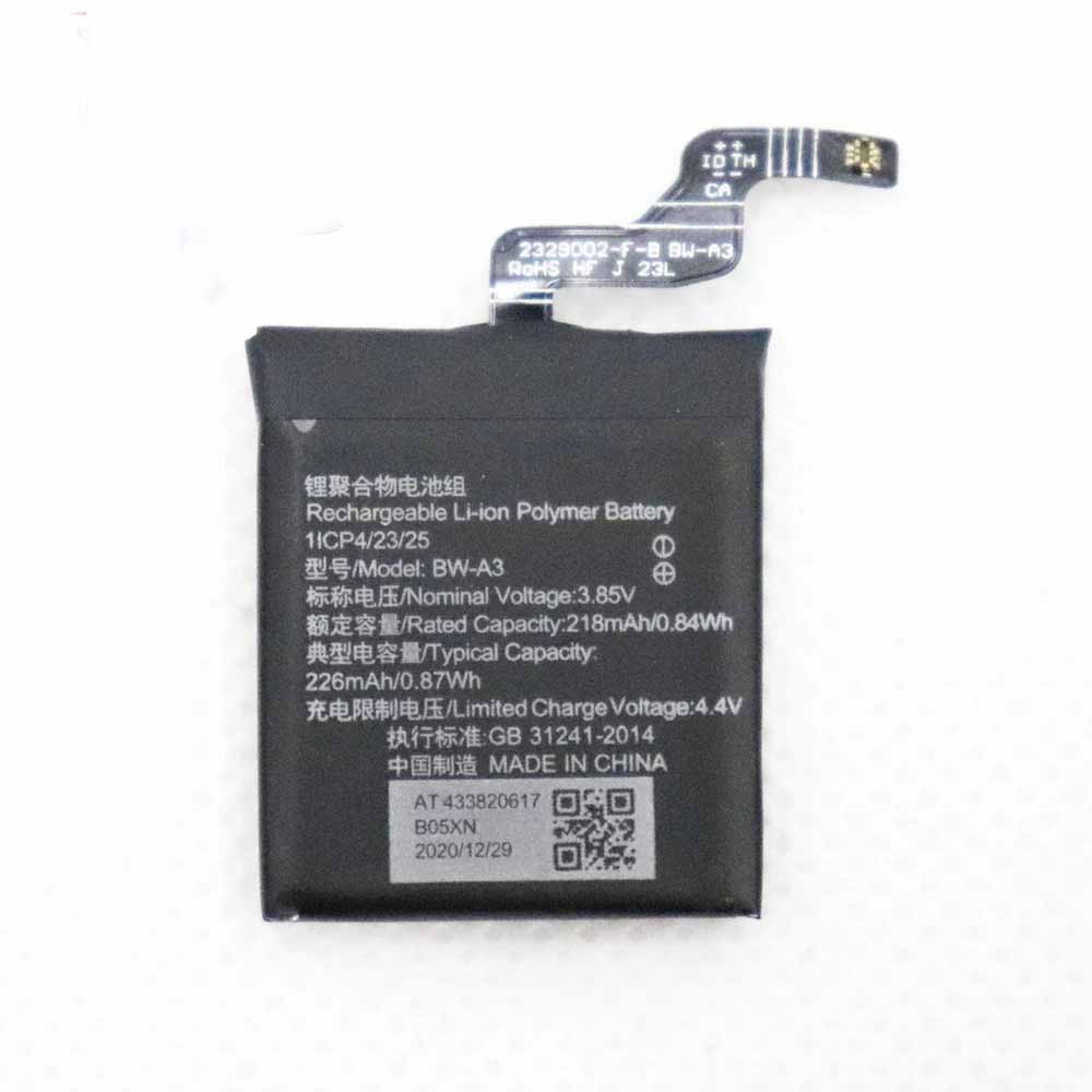 Batterie pour 218mAh/0.84WH 3.85V/4.4V BW-A3