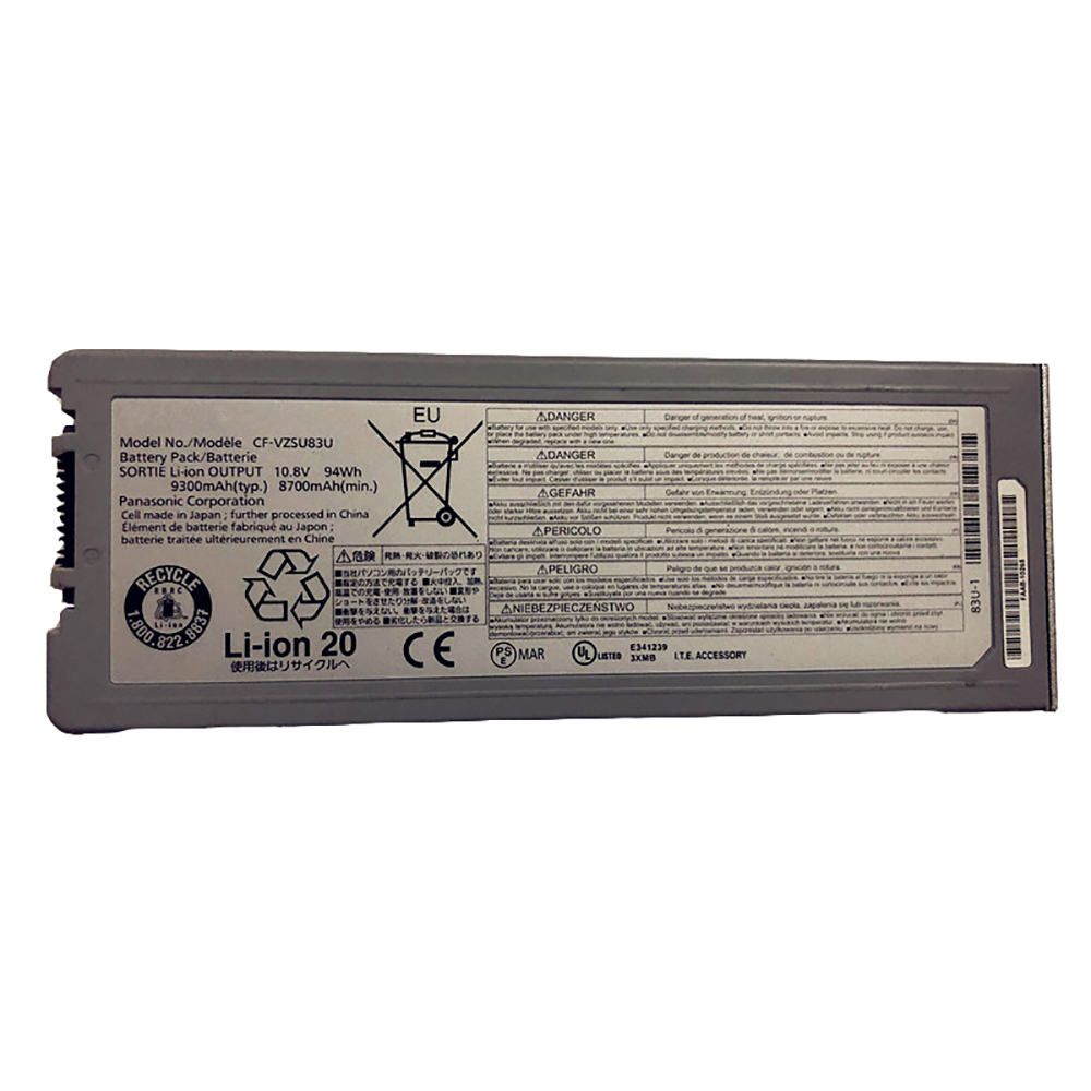 Batterie pour 94Wh/9300mAh 10.8V CF-VZSU83U
