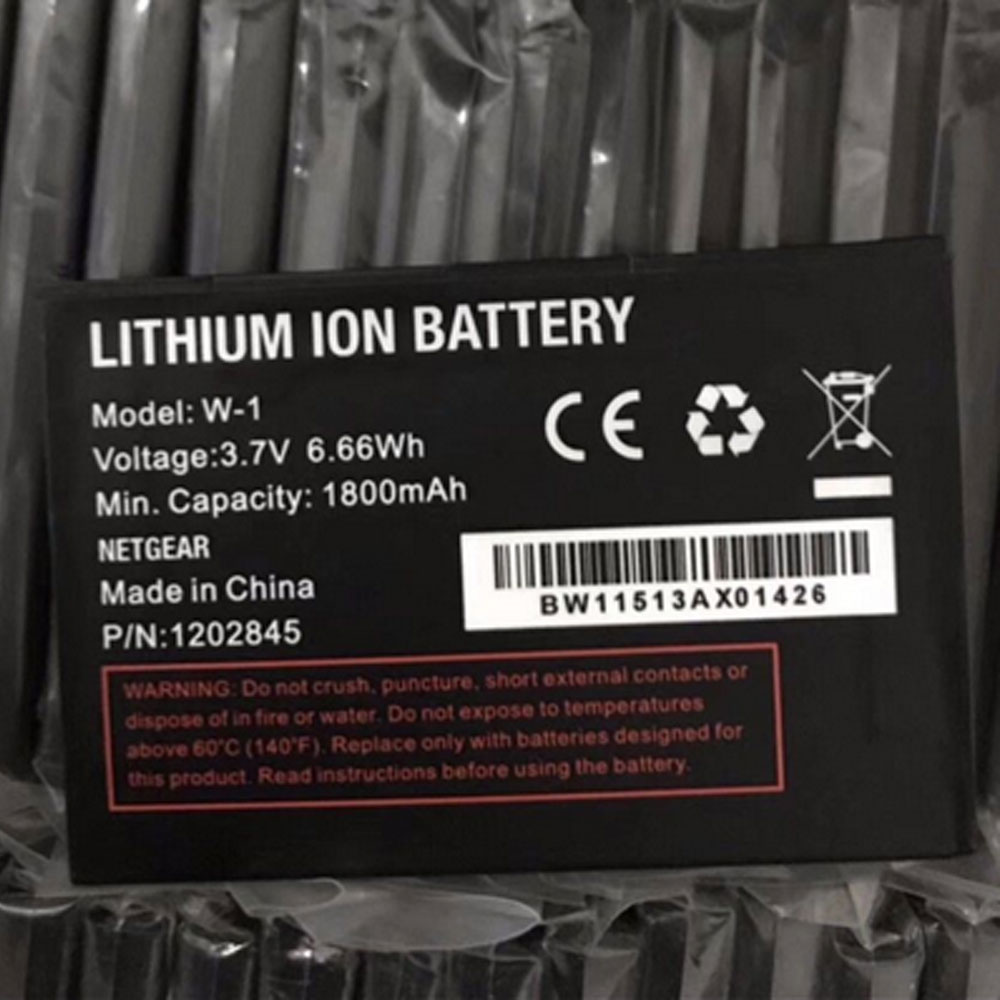 Batterie pour 1800mAh/6.66WH 3.7V W-1
