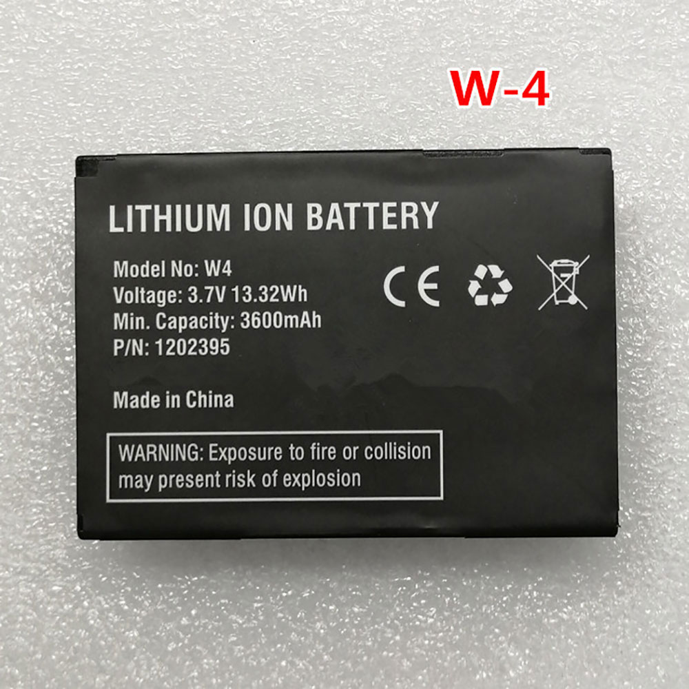 Batterie pour 3600mAh/13.32WH 3.7V W-4