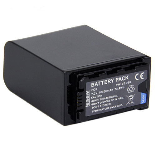 Batterie pour 10400mAh 7.2V VW-VBD58E-KVW-VBD58PPK