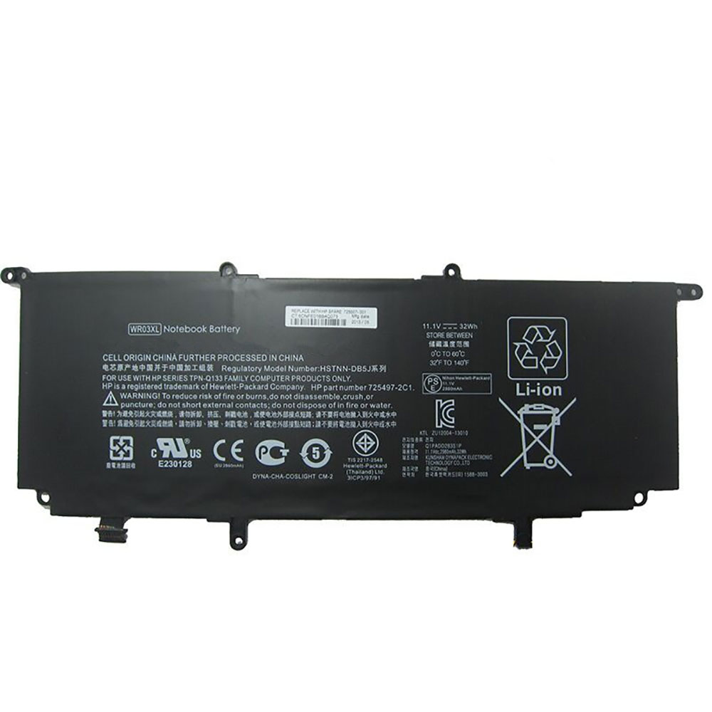 Batterie pour 2860mAh/32WH 11.1V WR03XL