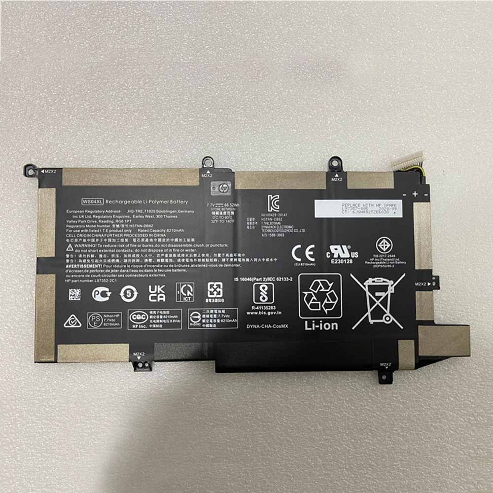 Batterie pour 8210mAh 7.7V/8.8V WS04XL