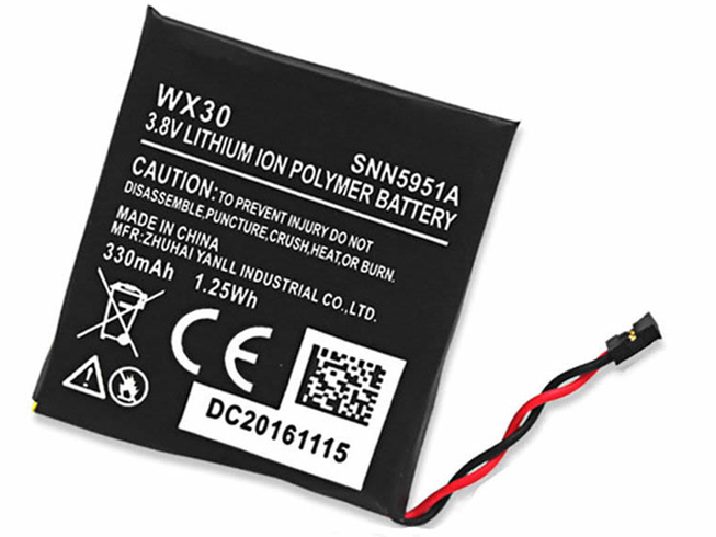 Batterie pour 300mAh 3.8V WX30