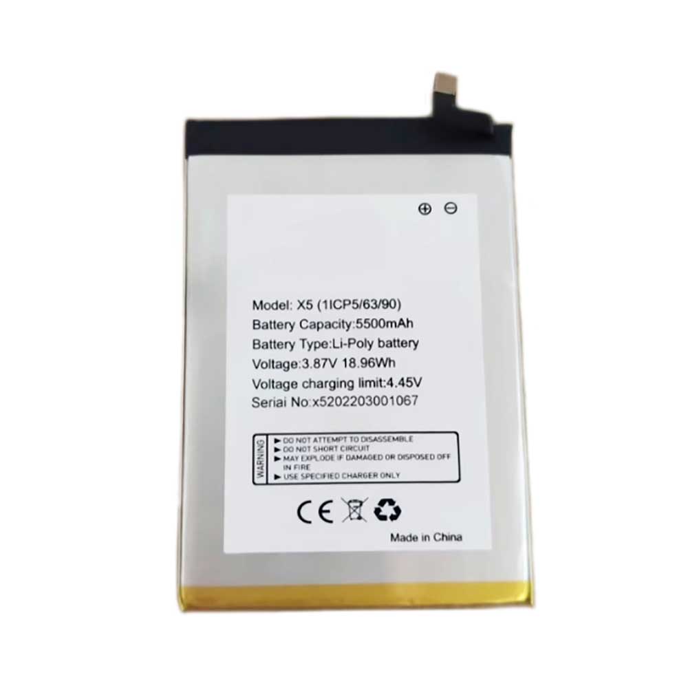 Batterie pour 5500mAh 3.87V X5