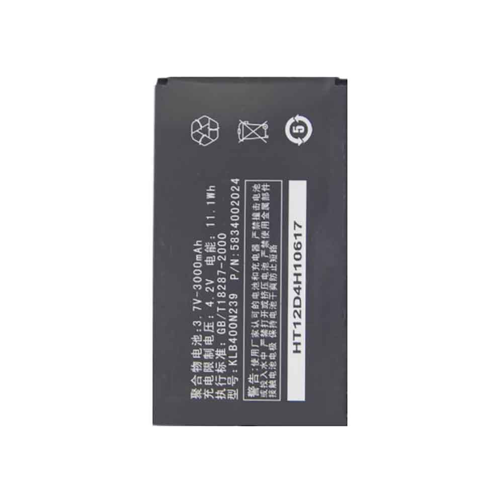 Batterie pour 3000mAh 3.7V KLB400N239