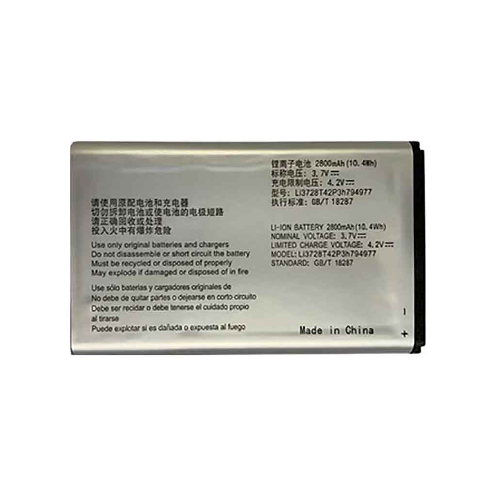 Batterie pour 2800mAh 3.7V Li3728T42P3h794977