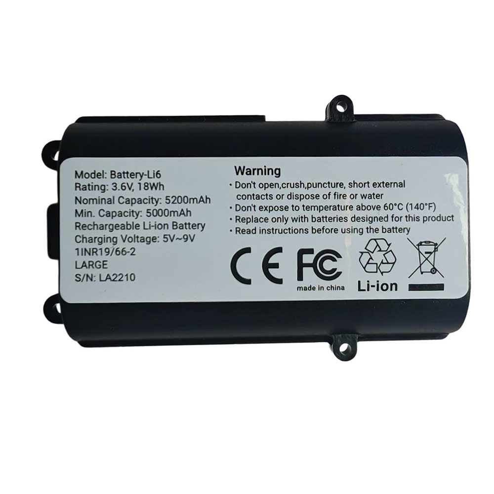 Batterie pour 5000mAh 3.6V battery-Li6