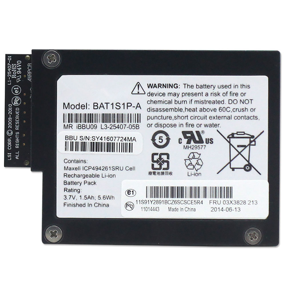 Batterie pour 1.5Ah/5.6WH 3.7V/4.3V iBBU09