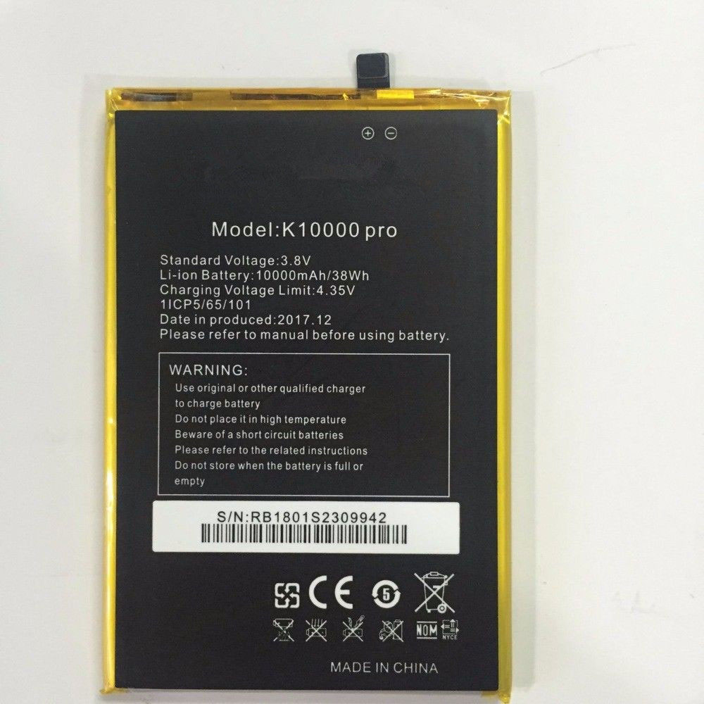 Batterie pour 10000mAh/38WH 3.8V/4.35V K10000