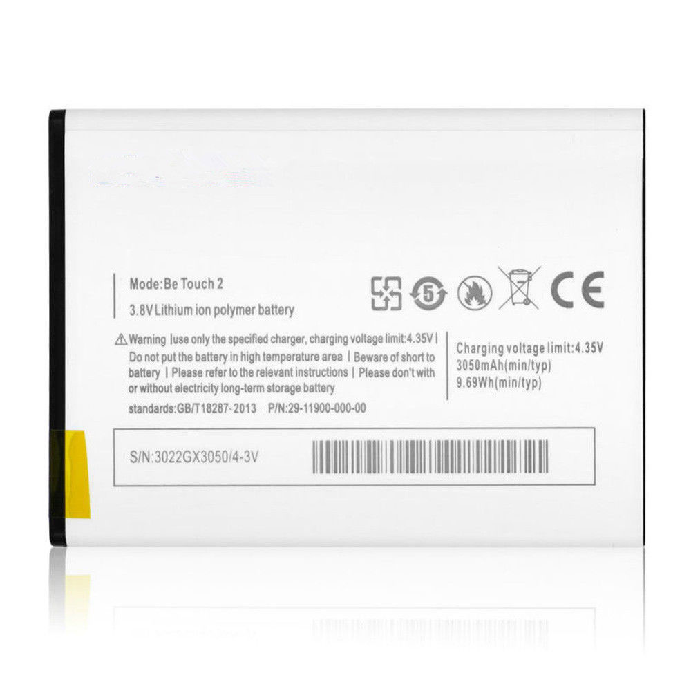 Batterie pour 3050mAh/9.69WH 3.8V/4.35V Be_Touch_2